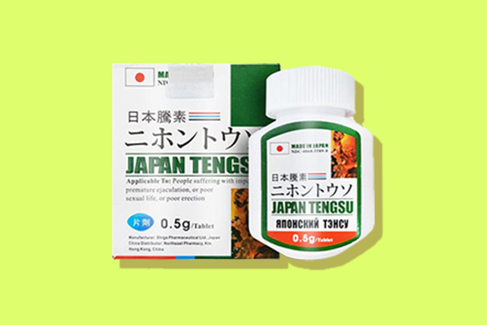 Viên uống Japan Tengsu 500mg đến từ Nhật Bản có tác dụng cải thiện các tình trạng sinh lý của nam giới
